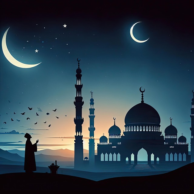 Ilustrasi seoang proa muslim yang sedang berdoa (pixabay)