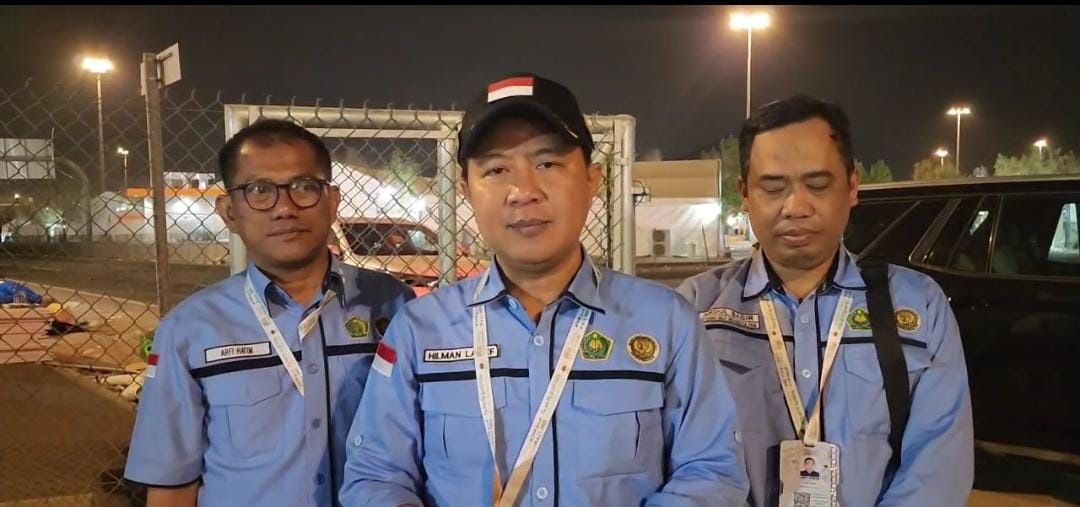 PPIH sampaikan keterangan usai selesaikan tugas di Muzdalifah (kemenag)