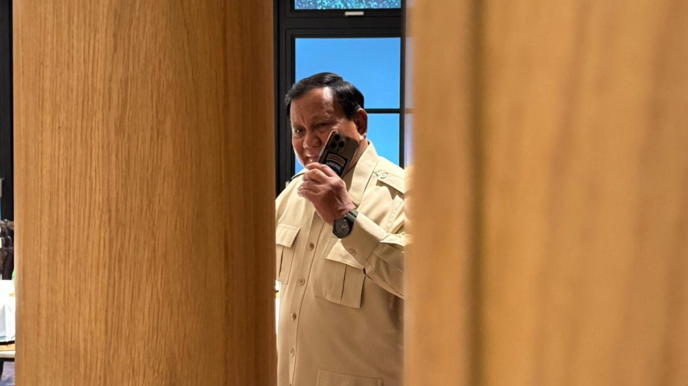 Presiden Republik Indonesia Prabowo Subianto menerima sambungan telepon dari Presiden Republik Turkiye, Yang Mulia Recep Tayyip Erdoğan, pada Jumat, 6 Juni 2025. (BPMI Setpres/Istimewa)